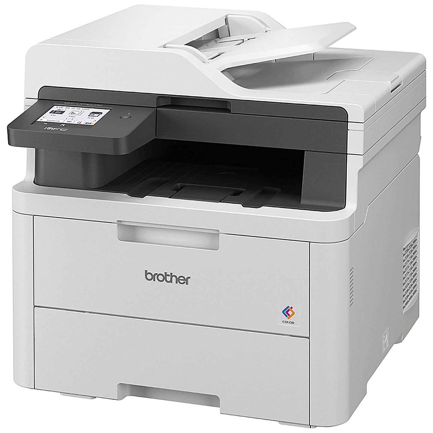 Brother MFC-L3740CDW A4 Wireless All-In-One Colour Laser Printer, White