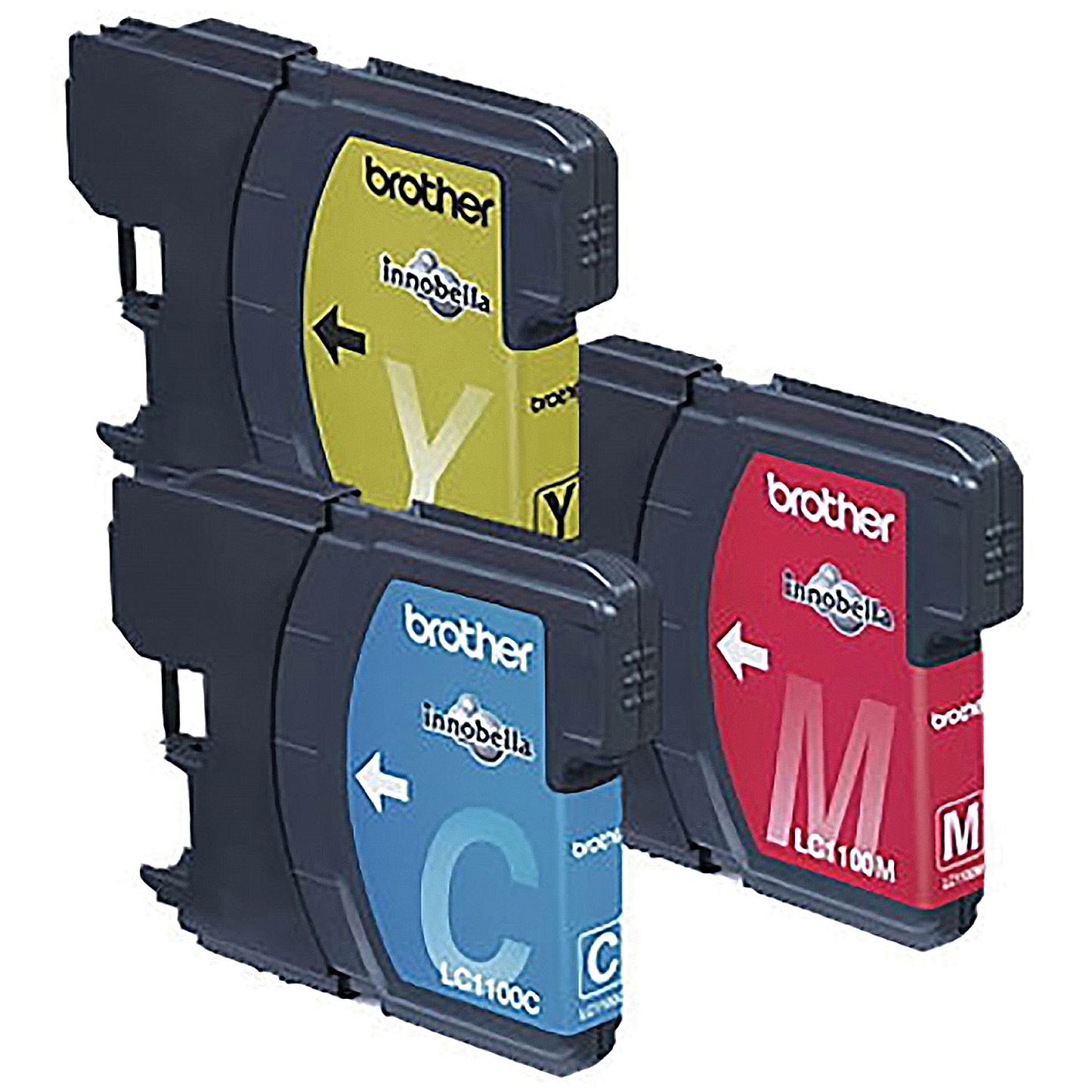 Brother LC1100RBWBP Inkjet Cartridge Rainbow Pack - Cyan, Magenta and Yellow (3 Cartridges)