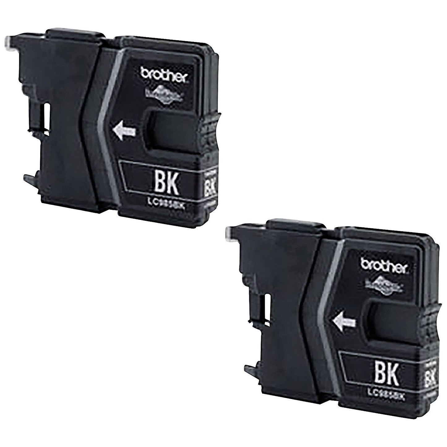 Brother LC985BKBP2 Black Inkjet Cartridges (Twin Pack)