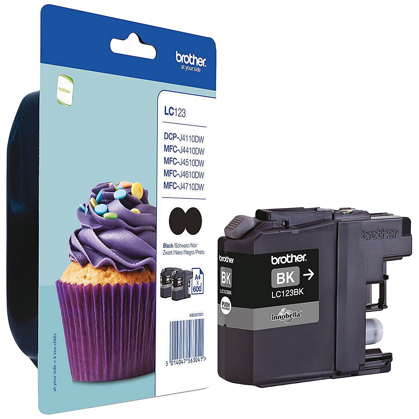 Brother LC123 Black Inkjet Cartridges (Twinpack)