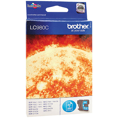 Brother LC980C Cyan Inkjet Cartridge