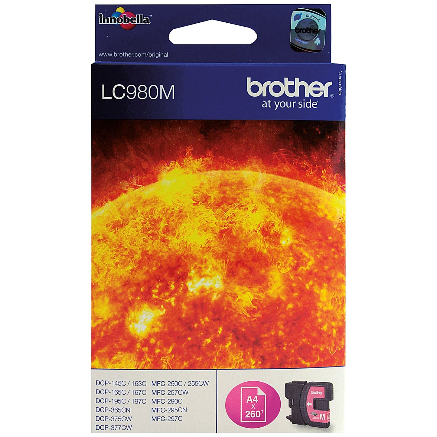 Brother LC980M Inkjet Cartridge Magenta LC980M