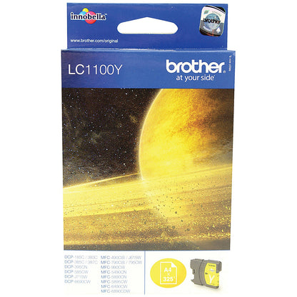 Brother LC1100Y Inkjet Cartridge Yellow LC1100Y