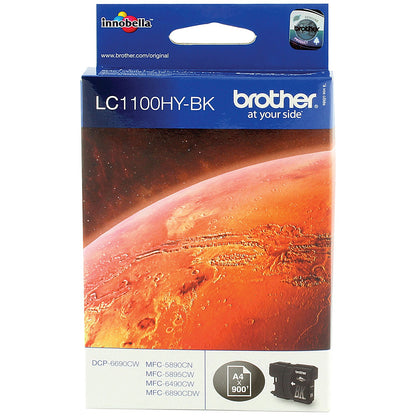 Brother LC1100HYBK Black High Yield Inkjet Cartridge