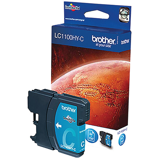 Brother LC1100HYC Cyan High Yield Inkjet Cartridge