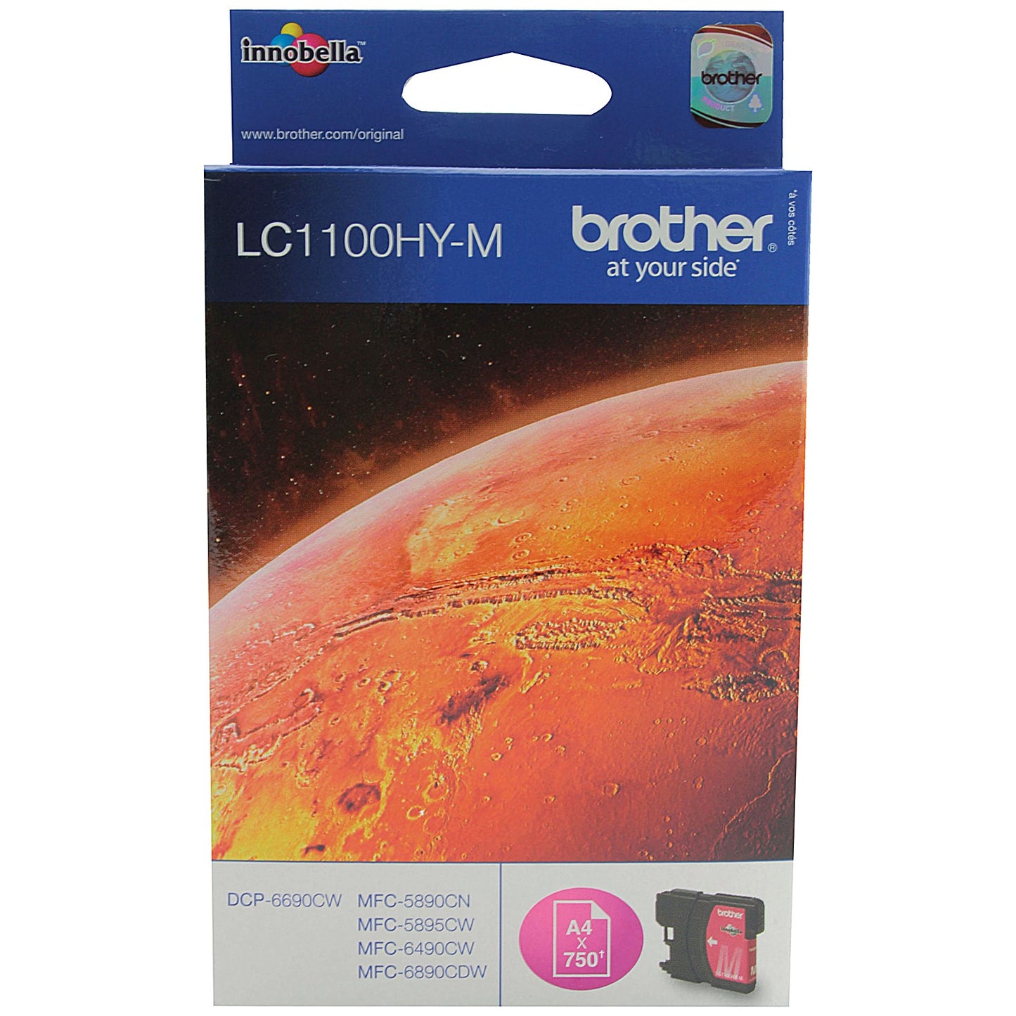 Brother LC1100HYM Magenta High Yield Inkjet Cartridge
