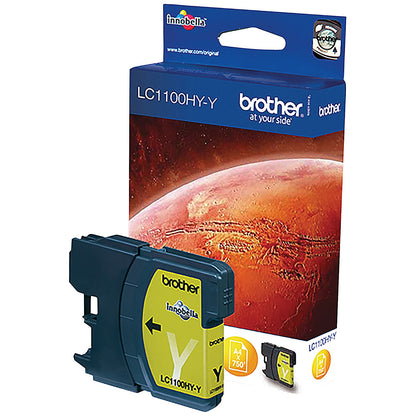 Brother LC1100HYY Yellow High Yield Inkjet Cartridge