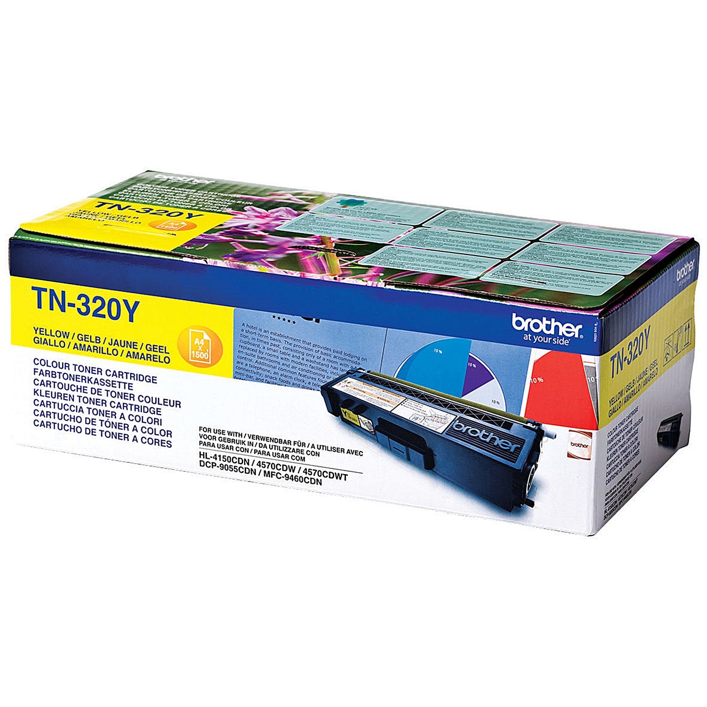 Brother TN320Y Yellow Laser Toner Cartridge