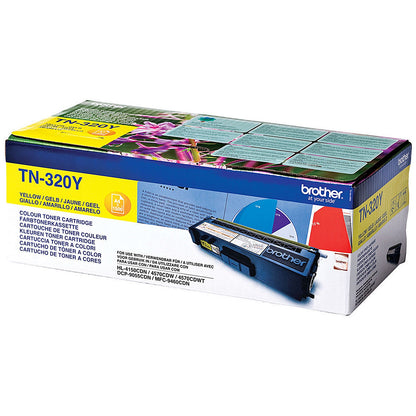 Brother TN320Y Yellow Laser Toner Cartridge