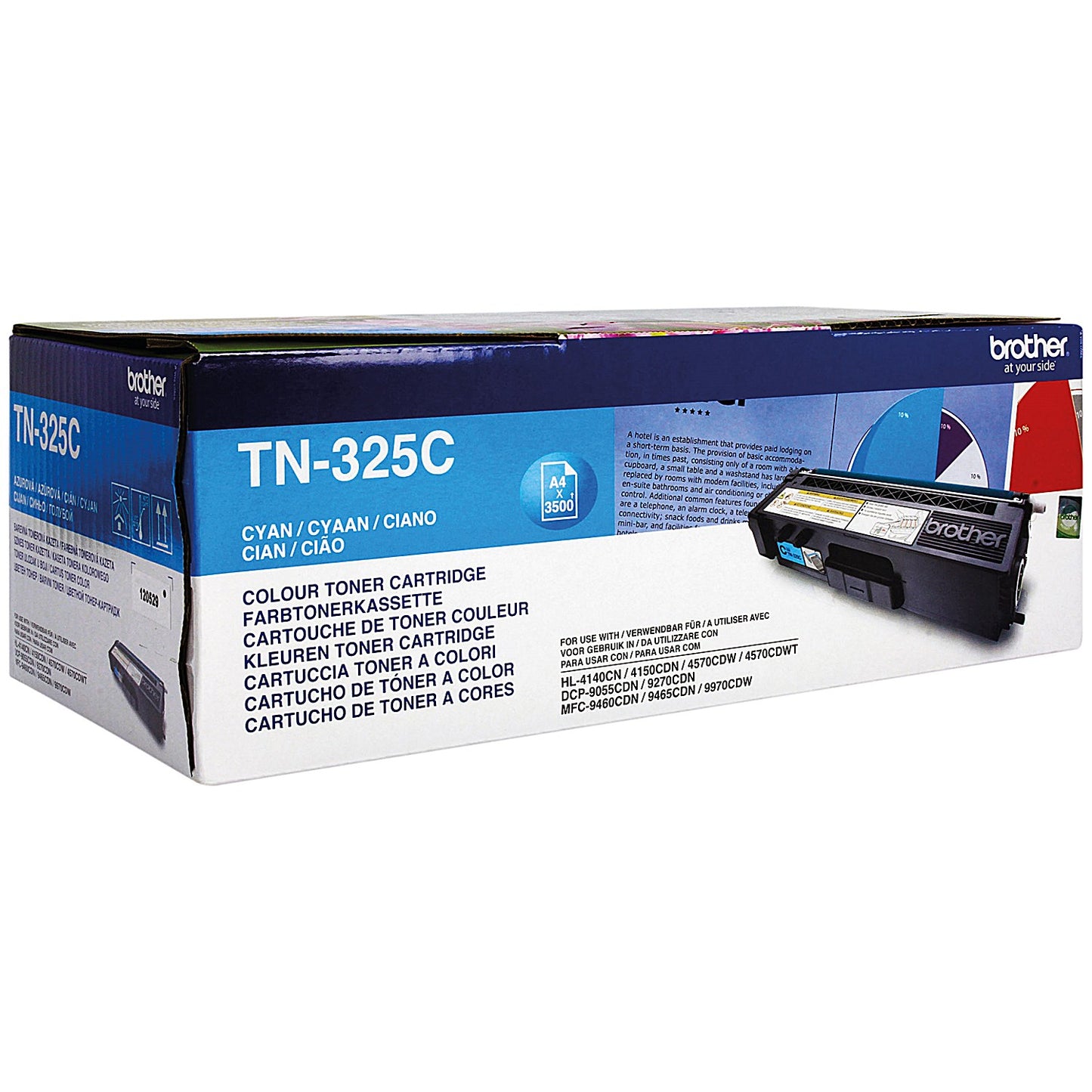 Brother TN325C Cyan Laser Toner Cartridge