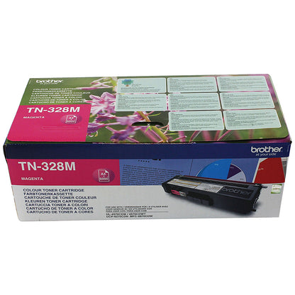 Brother TN328M Magenta Laser Toner Cartridge