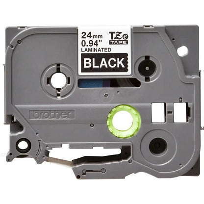 Brother P-Touch TZe-355 Label Tape, White on Black, 24mmx8m