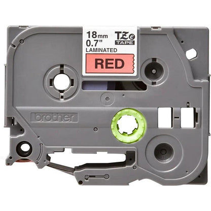 Brother P-Touch TZe-441 Label Tape, Black on Red, 18mmx8m