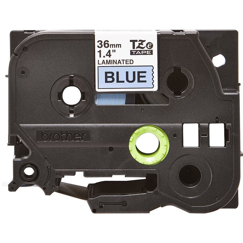 Brother P-Touch TZe-561 Label Tape, Black on Blue, 36mmx8m