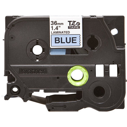 Brother P-Touch TZe-561 Label Tape, Black on Blue, 36mmx8m