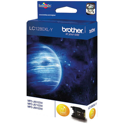 Brother LC1280XLY Yellow High Yield Inkjet Cartridge