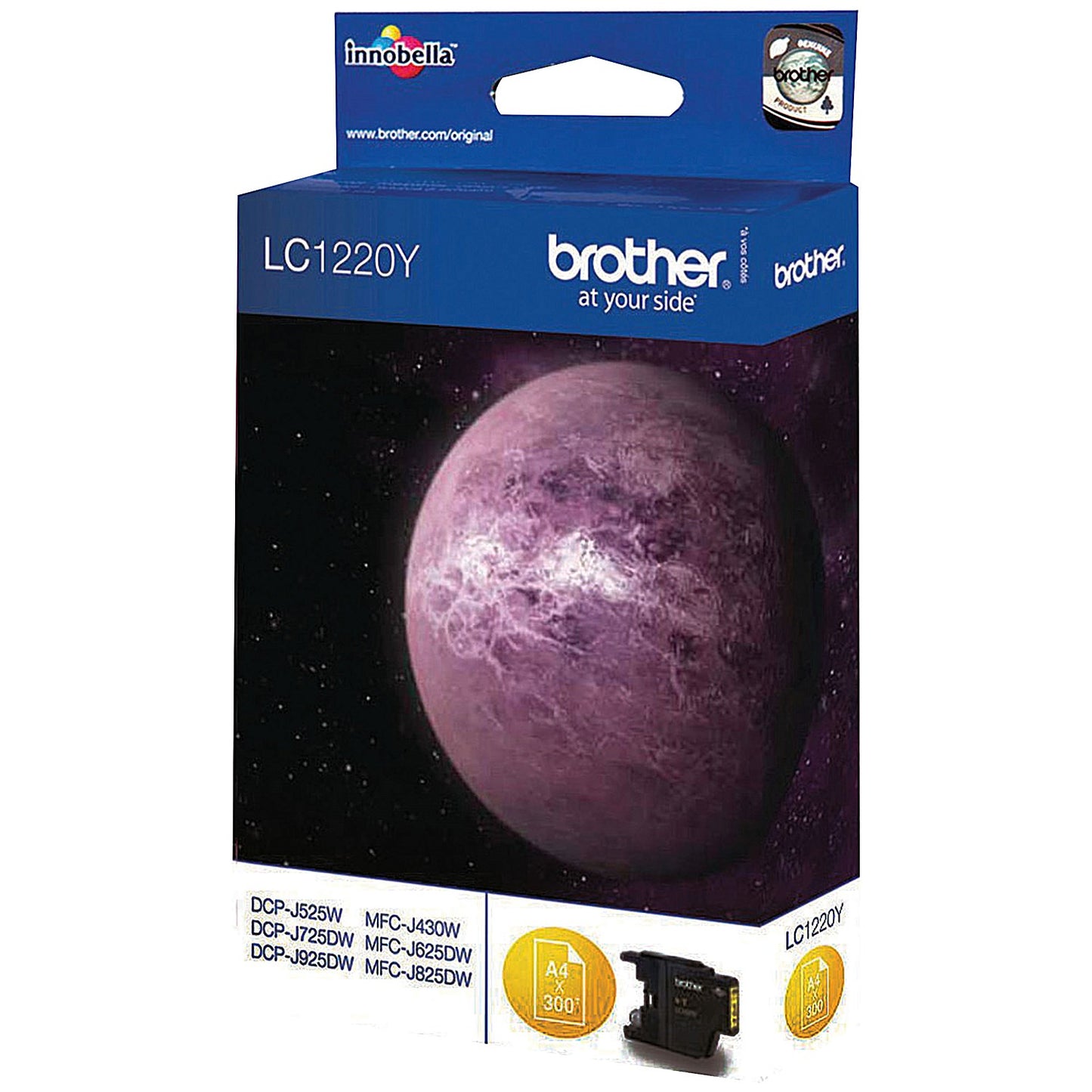 Brother LC1220Y Inkjet Cartridge Yellow LC1220Y