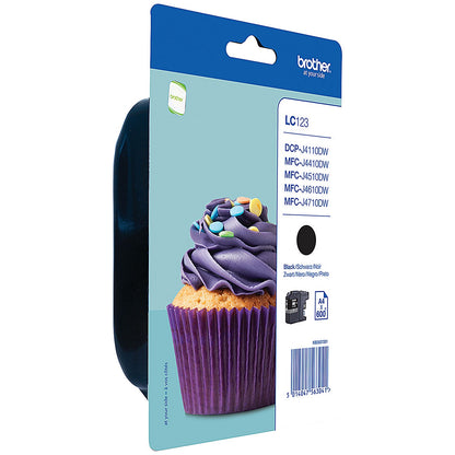 Brother LC123BK Black Inkjet Cartridge