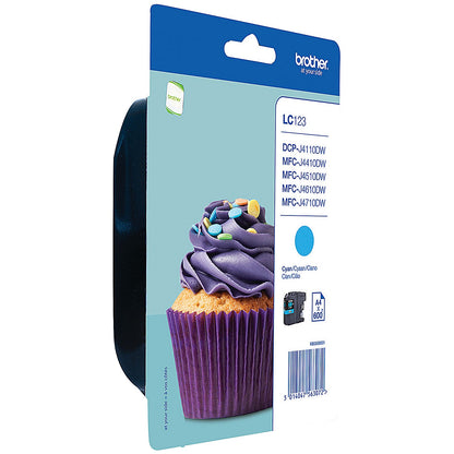 Brother LC123C Cyan Inkjet Cartridge