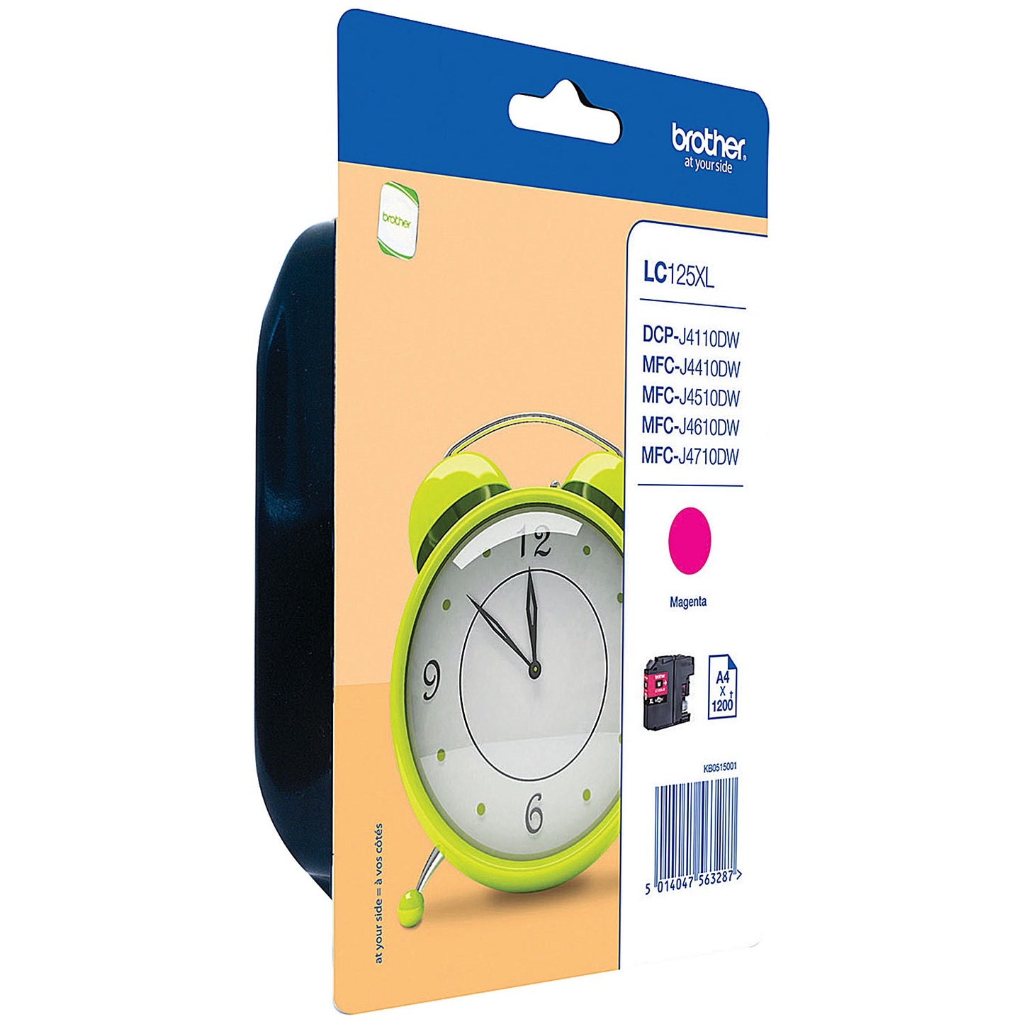 Brother LC125XLM Magenta High Yield Inkjet Cartridge