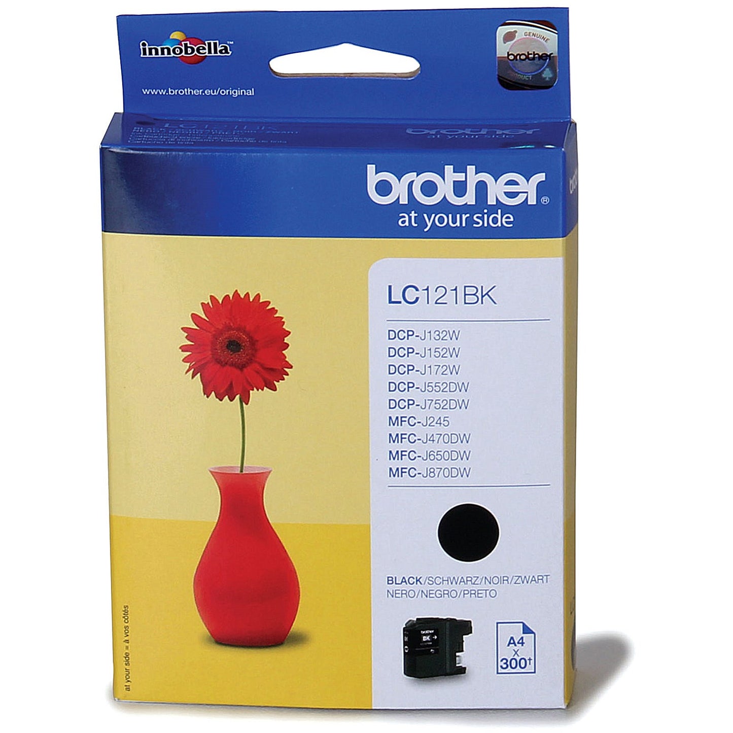 Brother LC121BK Black Inkjet Cartridge