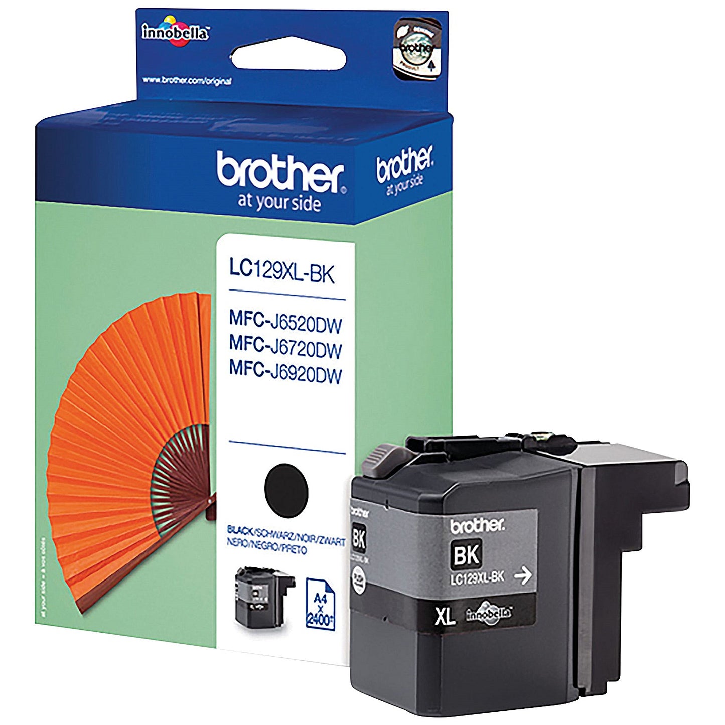 Brother LC129XLBK Black High Yield Inkjet Cartridge