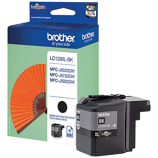 Brother LC129XLBK Black High Yield Inkjet Cartridge