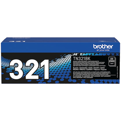 Brother TN321BK Black Laser Toner Cartridge