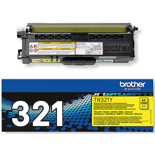 Brother TN321Y Yellow Laser Toner Cartridge