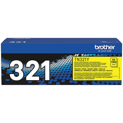 Brother TN321Y Yellow Laser Toner Cartridge