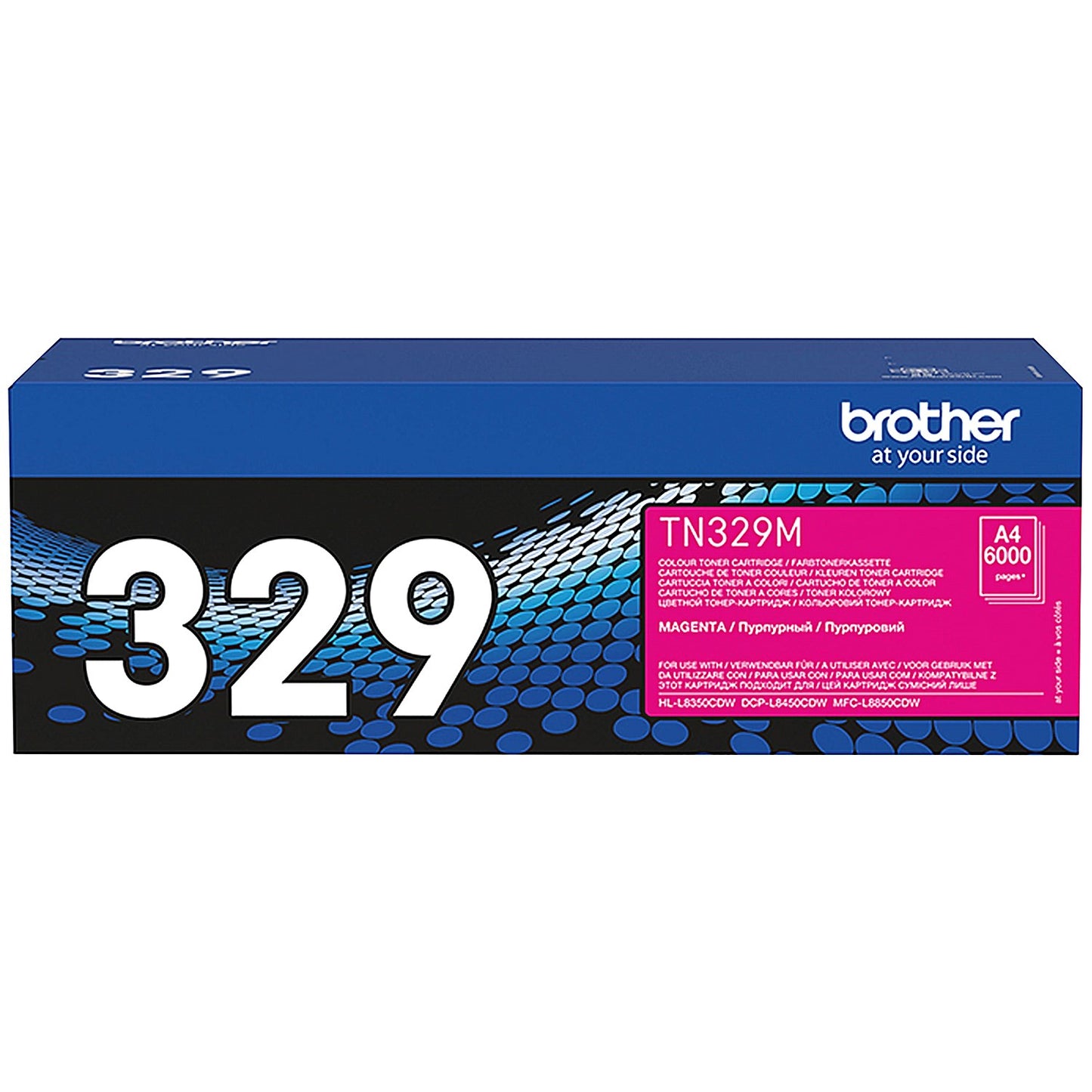 Brother TN329M Magenta Super High Yield Laser Toner Cartridge