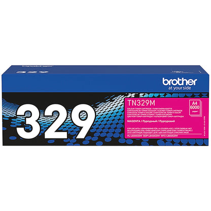 Brother TN329M Magenta Super High Yield Laser Toner Cartridge