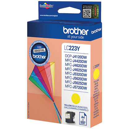 Brother LC223Y Inkjet Cartridge Yellow LC223Y
