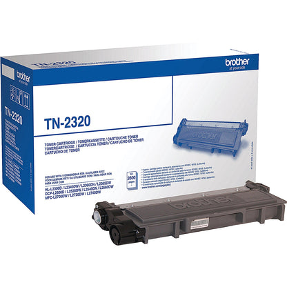 Brother TN2320 Black High Yield Laser Toner Cartridge
