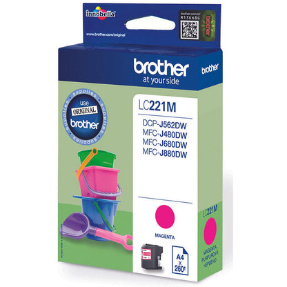 Brother LC221 Magenta Inkjet Cartridge