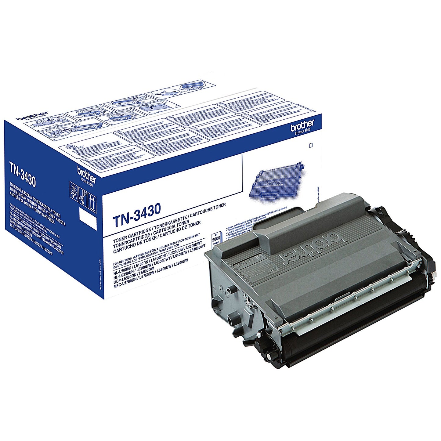 Brother TN3430 Black Laser Toner Cartridge