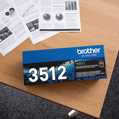 Brother TN3512 Black Extra High Yield Laser Toner Cartridge
