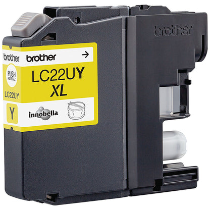 Brother LC22UY Yellow High Yield Inkjet Cartridge