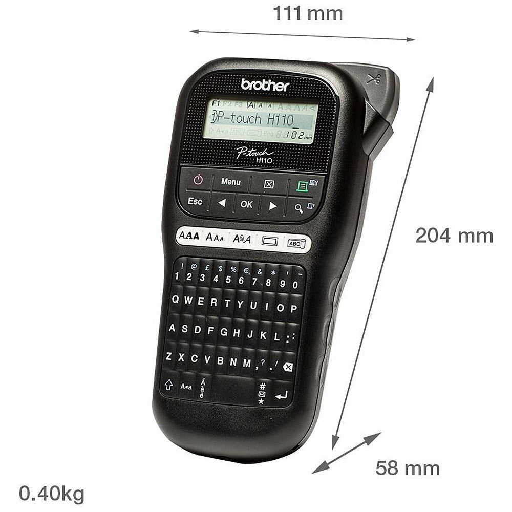Brother PT-H110 Professional Label Printer, Handheld