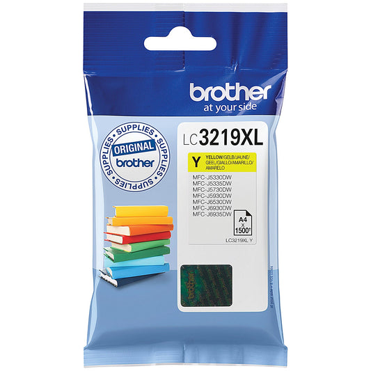 Brother LC3219XLY Yellow High Yield Inkjet Cartridge