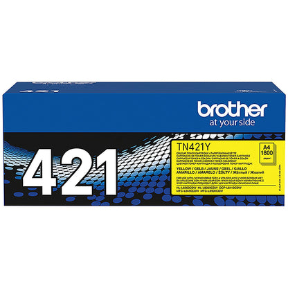 Brother TN421Y Yellow Laser Toner Cartridge