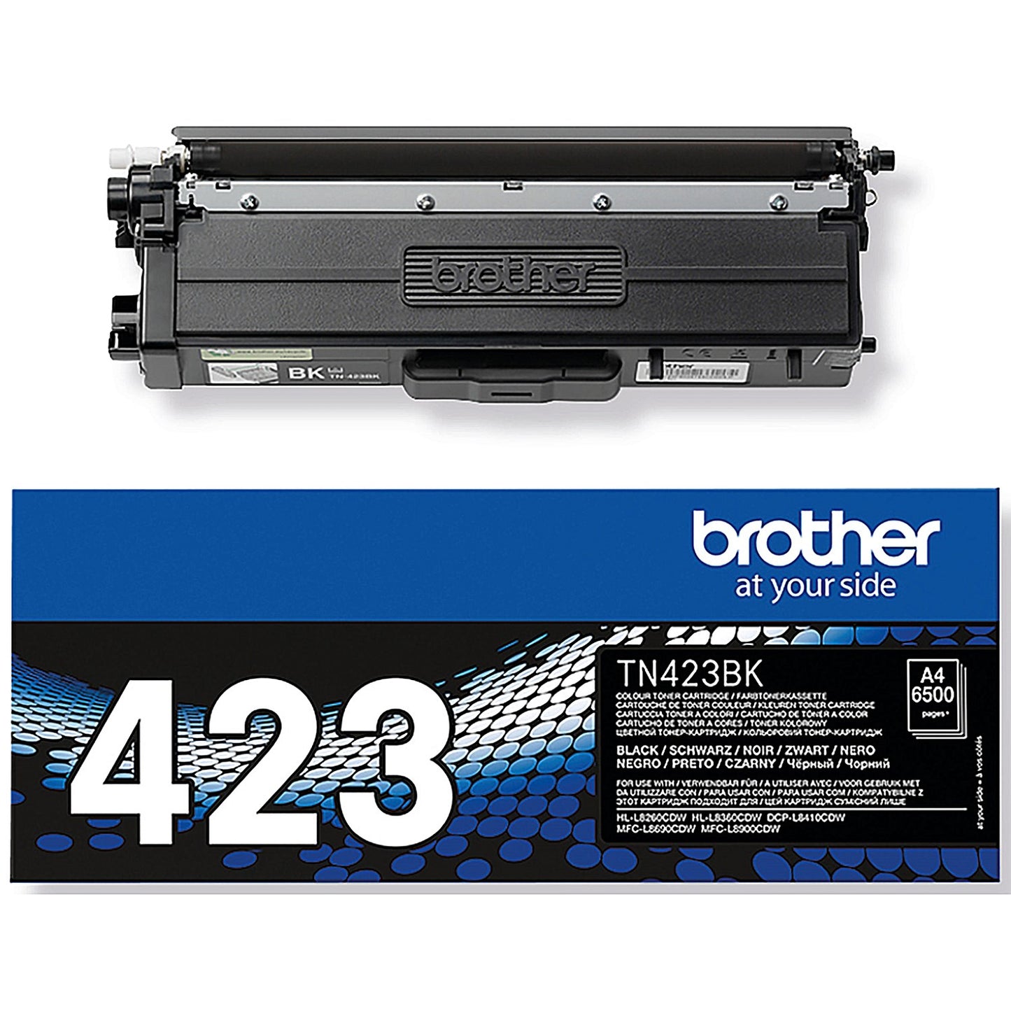 Brother TN423BK Black High Yield Laser Toner Cartridge