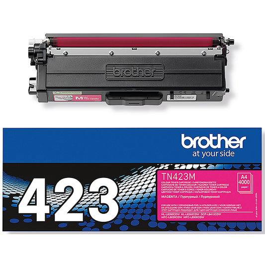 Brother TN423M Magenta High Yield Laser Toner Cartridge