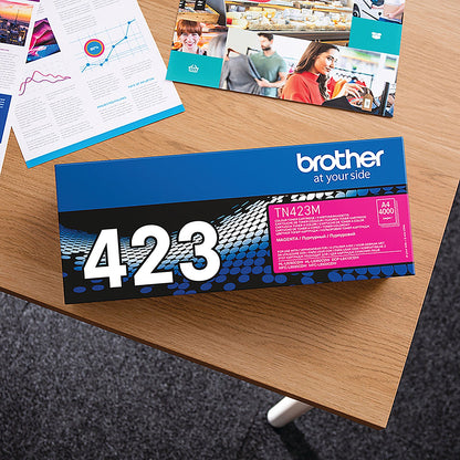 Brother TN423M Magenta High Yield Laser Toner Cartridge