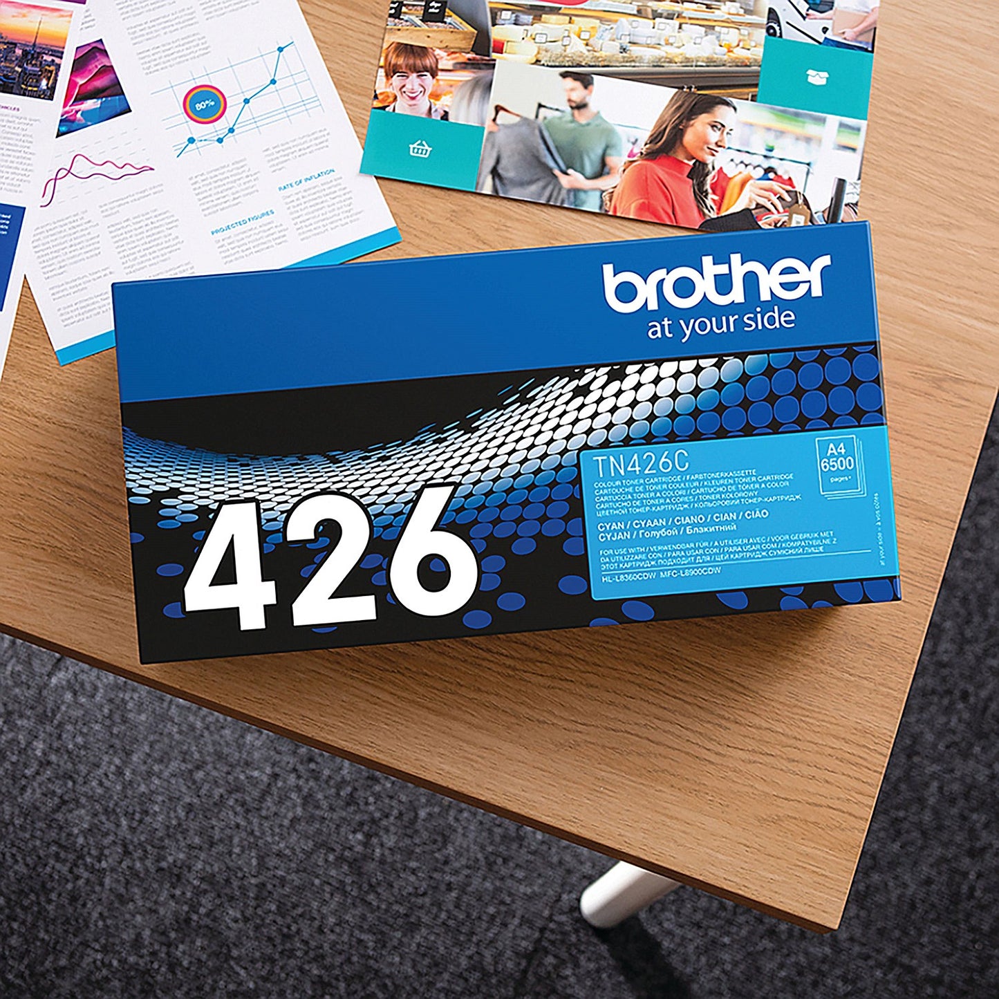 Brother TN426C Cyan Super High Yield Laser Toner Cartridge