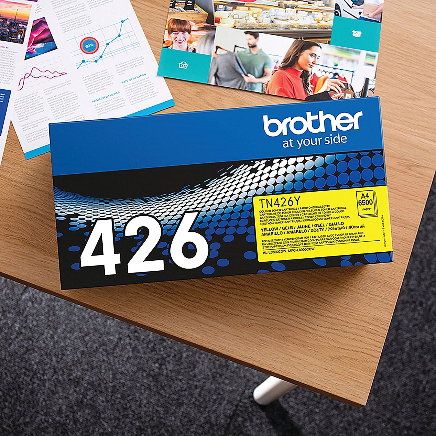 Brother TN426Y Yellow Super High Yield Laser Toner Cartridge