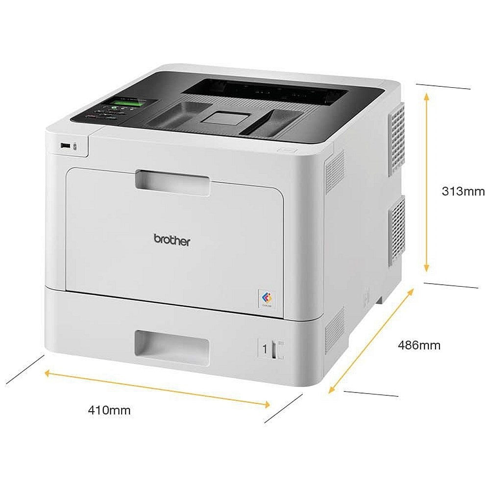 Brother HL-L8260CDW A4 Wireless Colour Laser Printer, White
