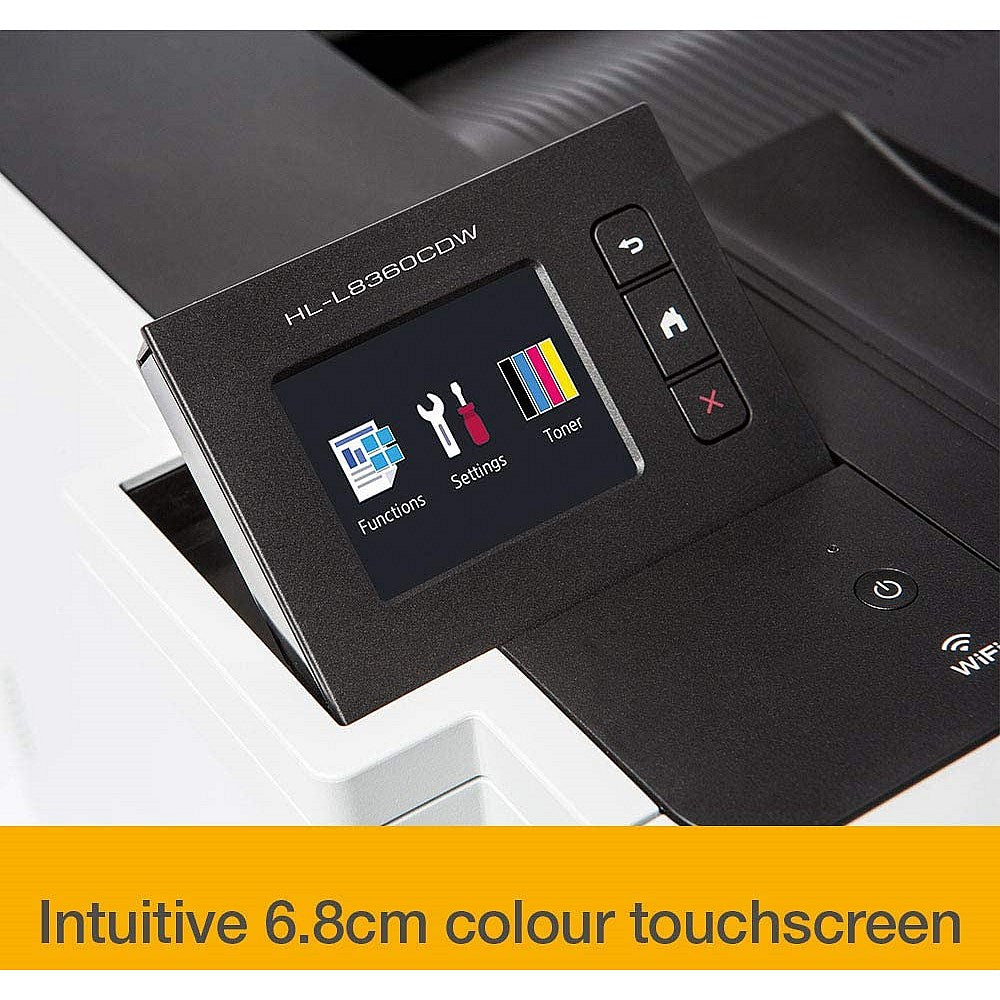 Brother HL-L8360CDW A4 Wireless Colour Laser Printer, White