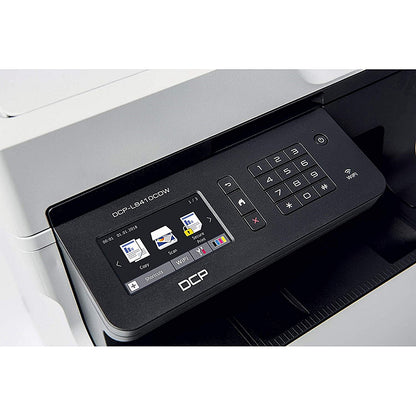 Brother DCP-L8410CDW A4 Wireless 3 in 1 Colour Laser Printer, White