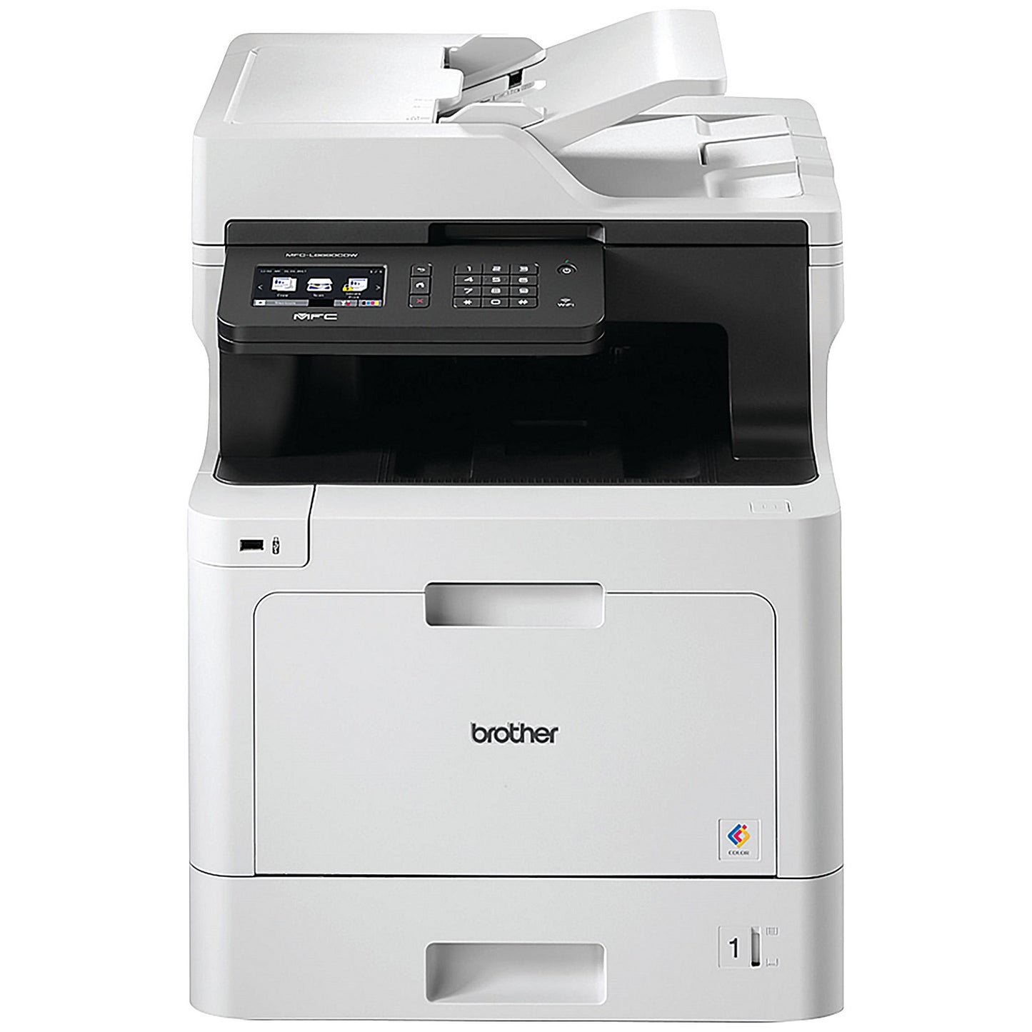 Brother MFC-L8690CDW A4 Wireless Colour Laser Multifunctional Printer, White